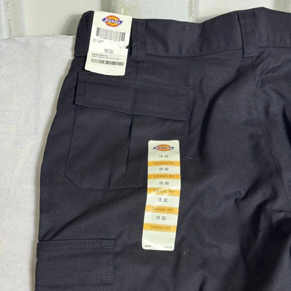 Dickies EMT Cargo‎ Pants Womens Black Casual Fit Flat Front Size 16UU NWT - Picture 13 of 16